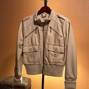 JouJou Synthetic Leather Bomber